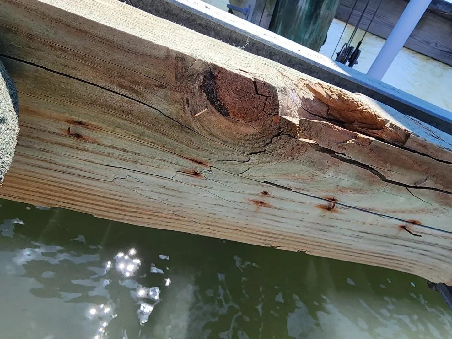 Split wooden bunk
